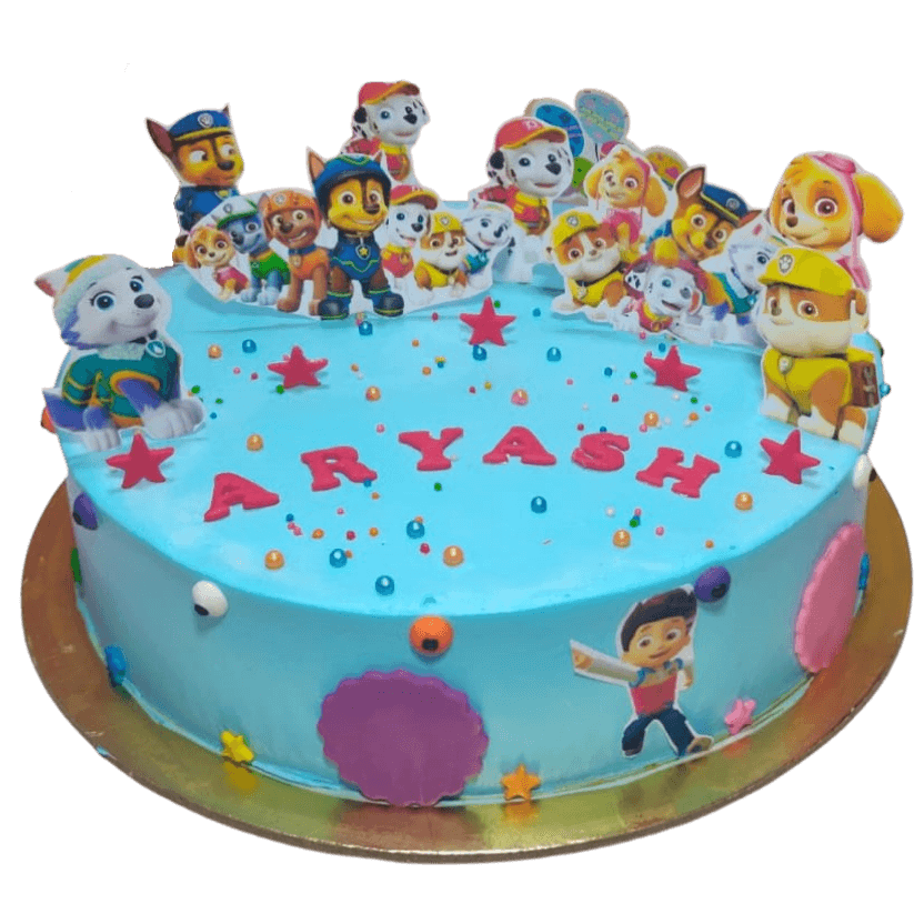 Paw Patrol Theme Cake | Cartoon theme Cake | Bakehoney