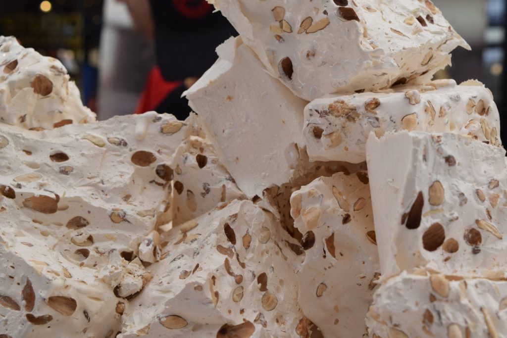 example of homemade nutty nougat White Nutty Nougat