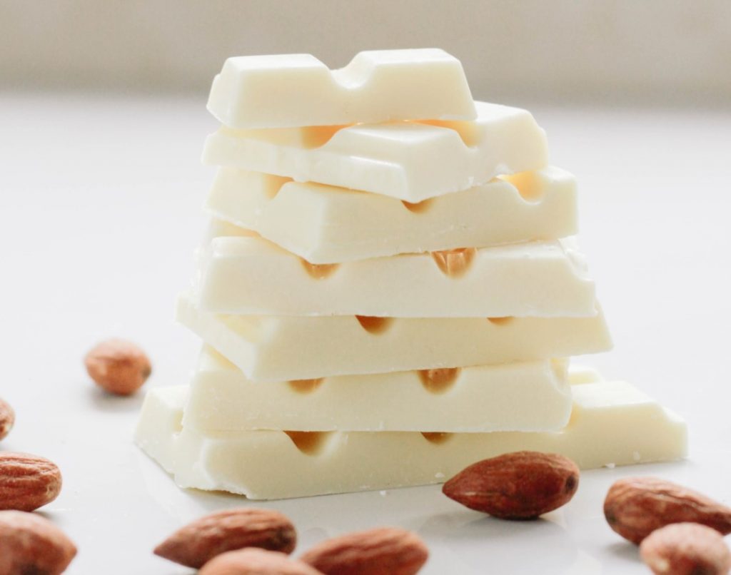 White chocolates are very often used in garnishing and for desserts