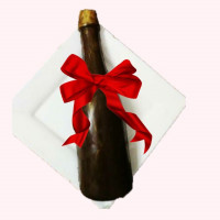 Champagne Shaped Chocolate | Full Bottle online delivery in Noida, Delhi, NCR,
                    Gurgaon