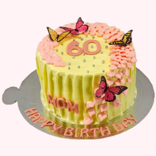 60th Birthday Cake for Mom online delivery in Noida, Delhi, NCR, Gurgaon
