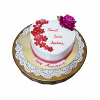 Heart Shape Red Velvet Cake  online delivery in Noida, Delhi, NCR,
                    Gurgaon
