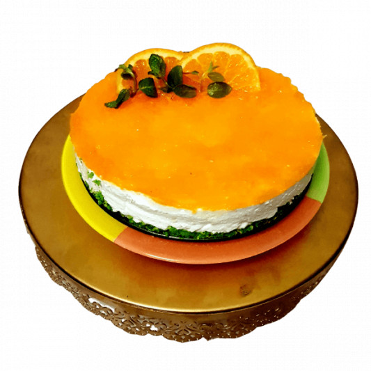 Orange  Cheese Cake online delivery in Noida, Delhi, NCR, Gurgaon