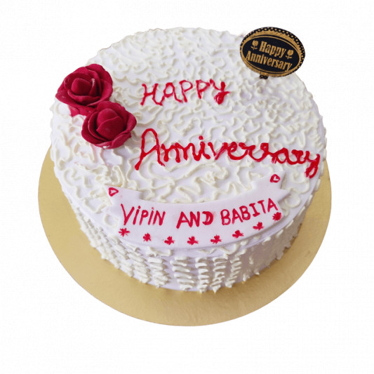 Happy Anniversary Cake online delivery in Noida, Delhi, NCR, Gurgaon