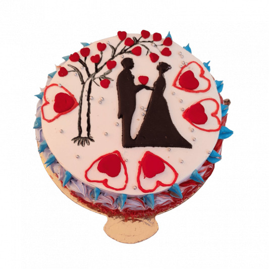 Designer Anniversary Cake online delivery in Noida, Delhi, NCR, Gurgaon