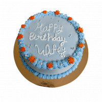 Birthday Cream Cake for Wife online delivery in Noida, Delhi, NCR,
                    Gurgaon