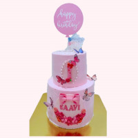 Sweet Floral 1st Birthday Cake online delivery in Noida, Delhi, NCR,
                    Gurgaon