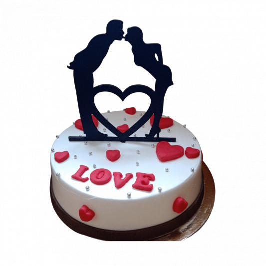 Love Cream Cake online delivery in Noida, Delhi, NCR, Gurgaon