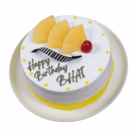 Half Kg Pineapple Cake - Online flowers delivery to moradabad