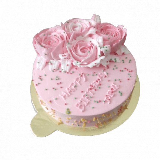 Pink Birthday Cake online delivery in Noida, Delhi, NCR, Gurgaon