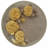 Floral Mocha Chocolate Cream Cake online delivery in Noida, Delhi, NCR,
                    Gurgaon