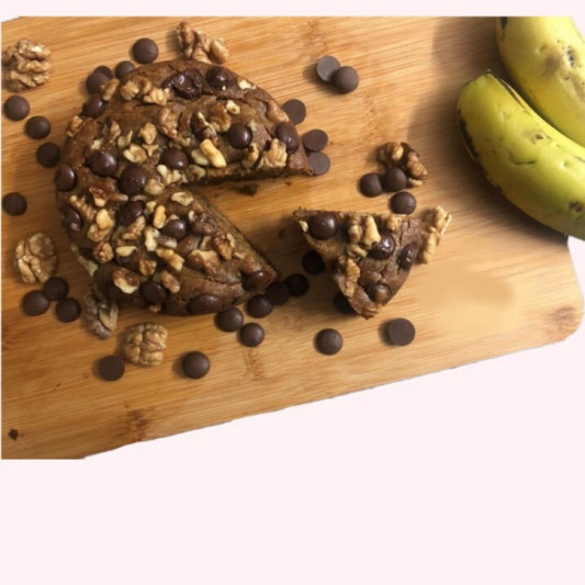Banana Walnut Chocolate Dry Cake online delivery in Noida, Delhi, NCR, Gurgaon