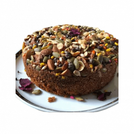 Online Eggless Dry Fruit Cake Slice (325g) Delivery in Delhi