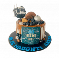 Vintage Dude Theme Cake online delivery in Noida, Delhi, NCR,
                    Gurgaon