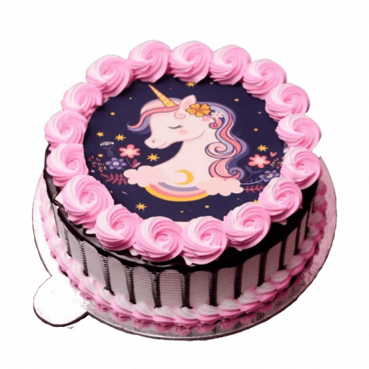 Unicorn Theme Photo Cake online delivery in Noida, Delhi, NCR, Gurgaon