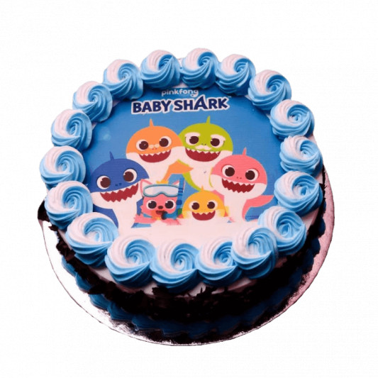 Baby Shark Photo Cake online delivery in Noida, Delhi, NCR, Gurgaon