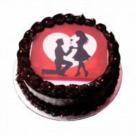 Couple Proposing Photo Cake online delivery in Noida, Delhi, NCR,
                    Gurgaon