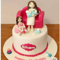 Mom and Baby Cake online delivery in Noida, Delhi, NCR,
                    Gurgaon