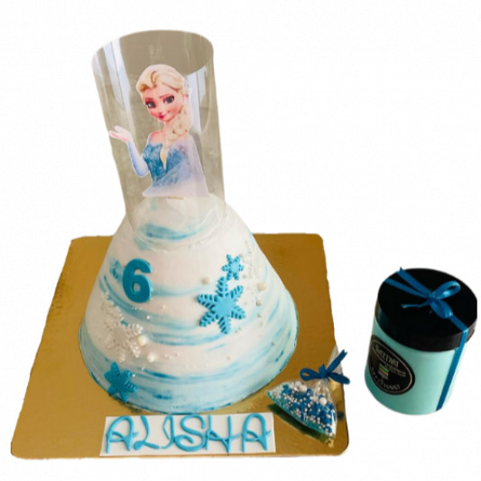 Frozen Theme Pull me up Cake online delivery in Noida, Delhi, NCR, Gurgaon