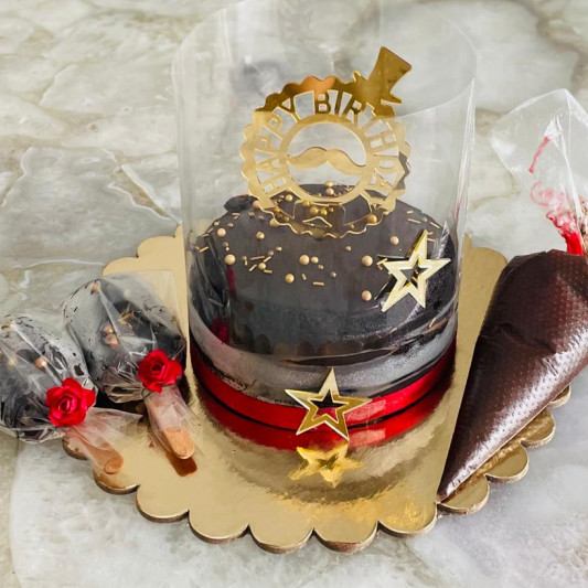 Pull me up Cake | Chocolate truffle pull up cake online delivery in Noida, Delhi, NCR, Gurgaon