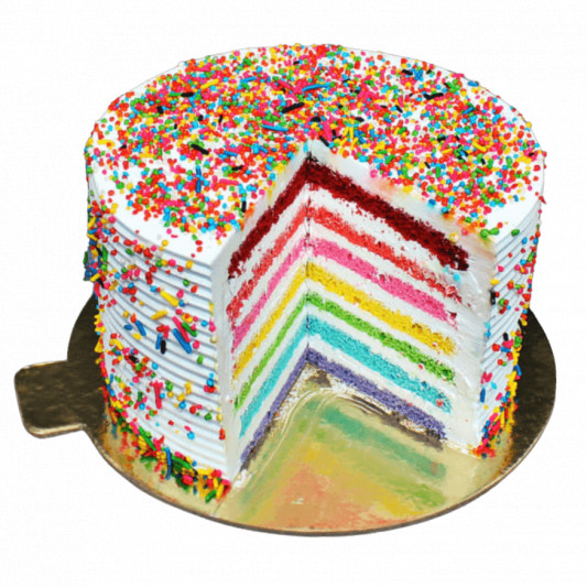 Rainbow Cake online delivery in Noida, Delhi, NCR, Gurgaon