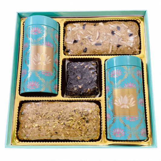 Dry Cake with Cookies Gift Hamper Box online delivery in Noida, Delhi, NCR, Gurgaon