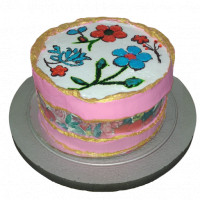 Fault Line Flower Cake online delivery in Noida, Delhi, NCR,
                    Gurgaon