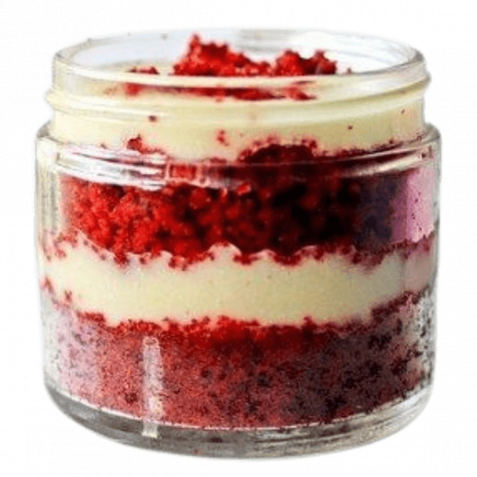 Red Velvet Jar Cake online delivery in Noida, Delhi, NCR, Gurgaon