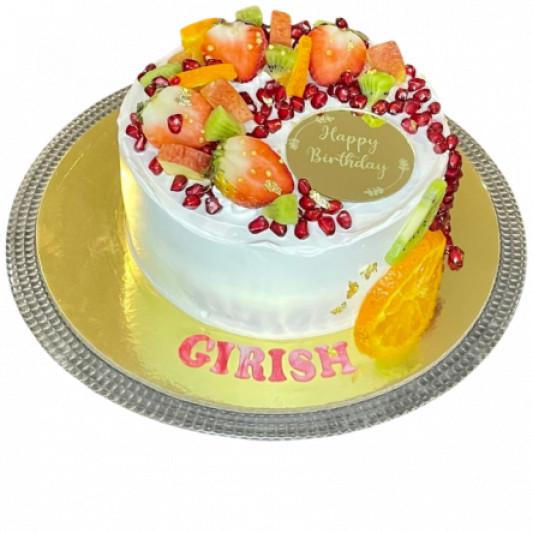 Cake with Fresh Fruit on Top online delivery in Noida, Delhi, NCR, Gurgaon