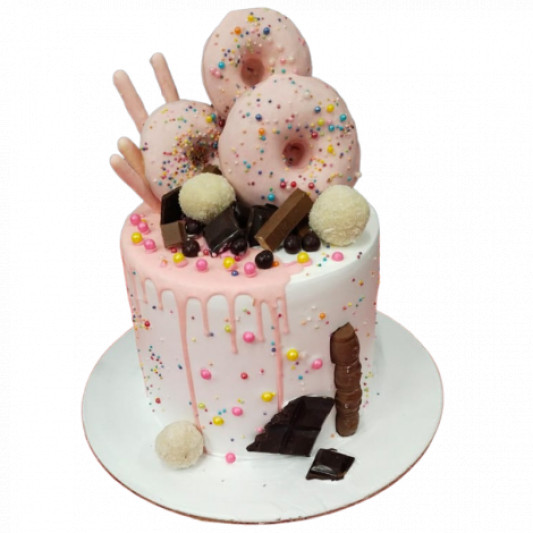 Donut Theme Cake online delivery in Noida, Delhi, NCR, Gurgaon