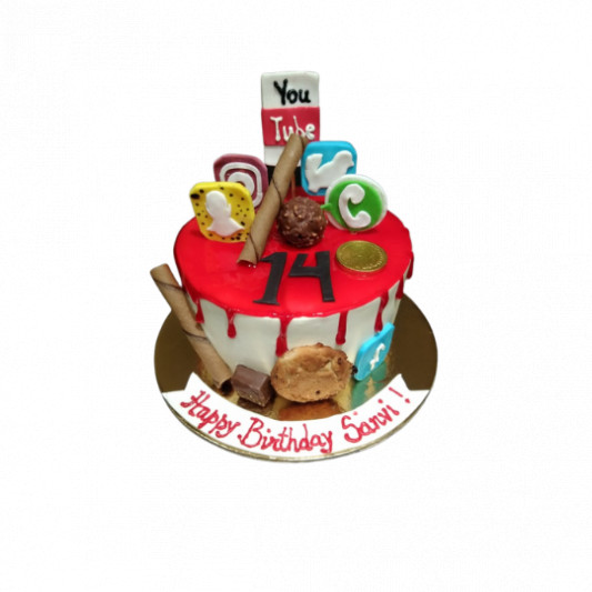 Social Media Cake online delivery in Noida, Delhi, NCR, Gurgaon