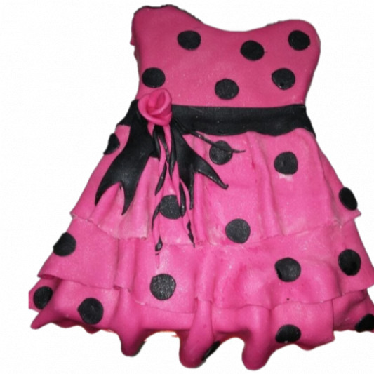 Baby Girl Dress Cake online delivery in Noida, Delhi, NCR, Gurgaon