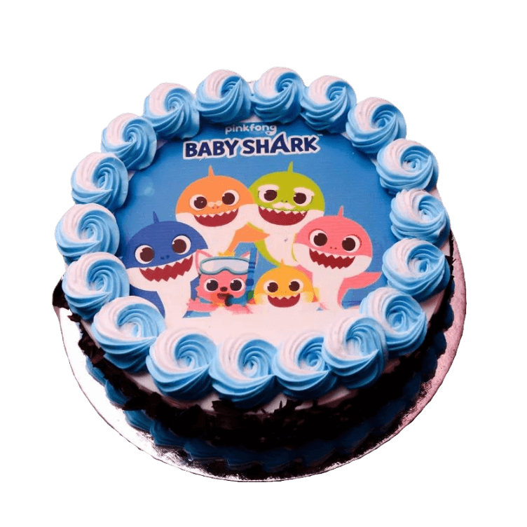 Baby Shark Photo Cake online delivery in Noida, Delhi, NCR, Gurgaon