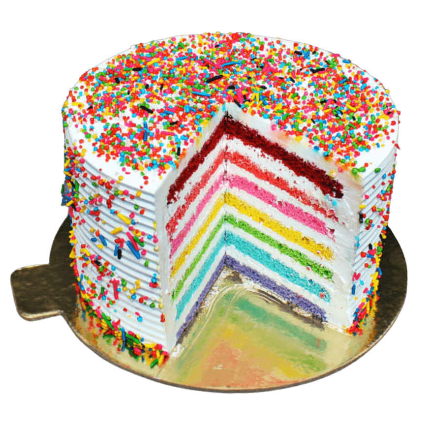 Rainbow Cake online delivery in Noida, Delhi, NCR, Gurgaon