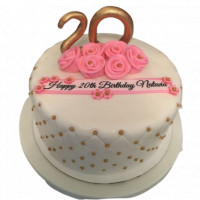 Rose  Fondant Birthday Cake online delivery in Noida, Delhi, NCR,
                    Gurgaon
