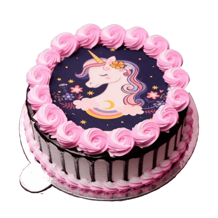 Unicorn Theme Photo Cake online delivery in Noida, Delhi, NCR,
                    Gurgaon