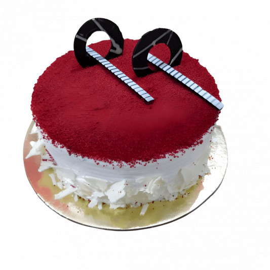 Red Velvet White Forest Cake  online delivery in Noida, Delhi, NCR, Gurgaon