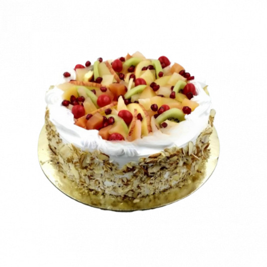 Fresh Fruit Almond Cake  online delivery in Noida, Delhi, NCR, Gurgaon