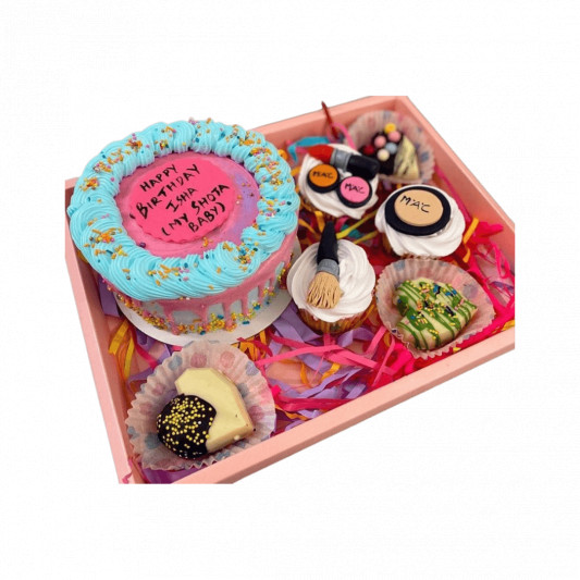 Cake and Cupcakes Hamper online delivery in Noida, Delhi, NCR, Gurgaon