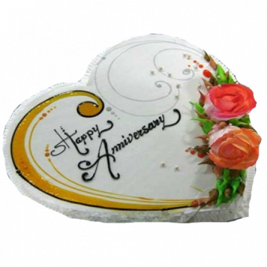 Heart Shape Cake for Anniversary online delivery in Noida, Delhi, NCR, Gurgaon