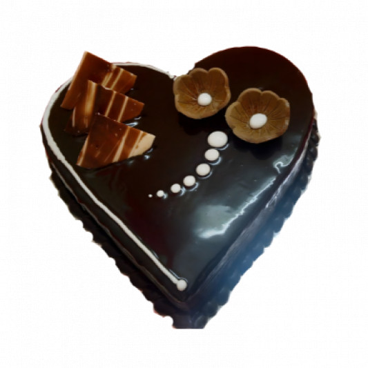 Heart Shape Chocolate Truffle Cake online delivery in Noida, Delhi, NCR, Gurgaon