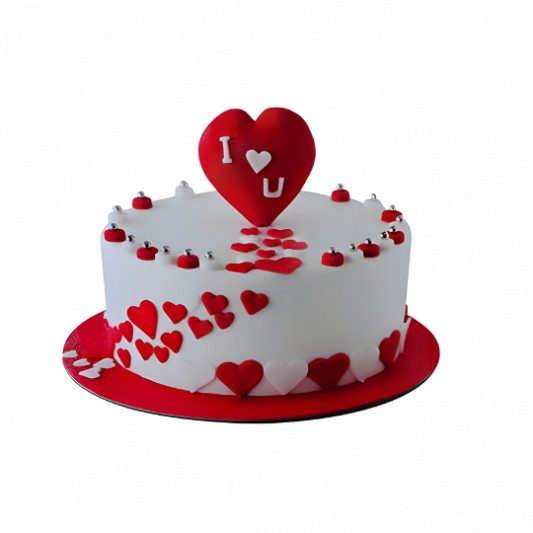 Valentine Theme Cake online delivery in Noida, Delhi, NCR, Gurgaon