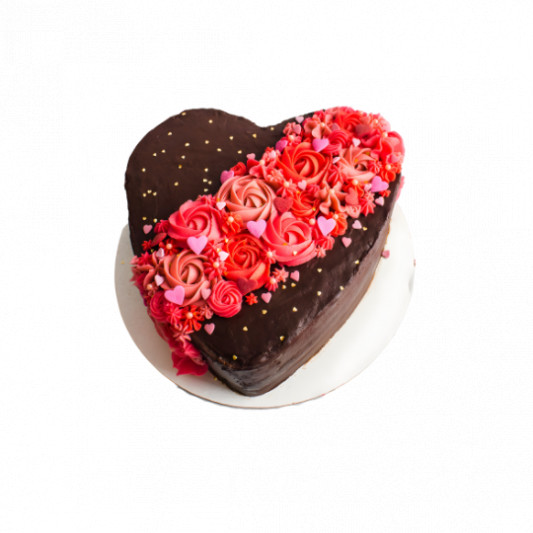 Heart Shape Cream Cake online delivery in Noida, Delhi, NCR, Gurgaon