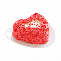 Heart Shape floral  Cake  online delivery in Noida, Delhi, NCR,
                    Gurgaon