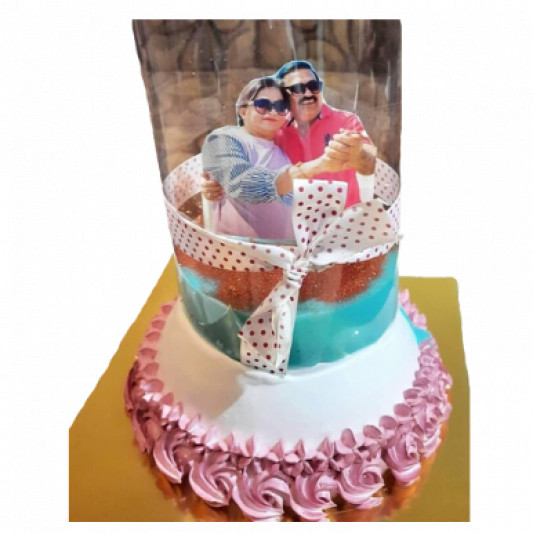Edible Pull me up Photo Cake online delivery in Noida, Delhi, NCR, Gurgaon