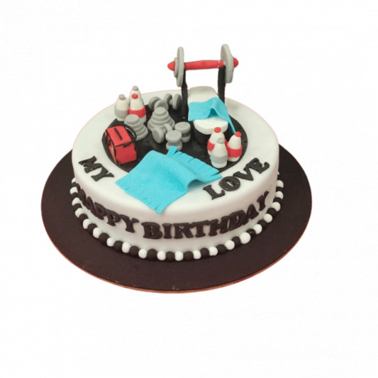 Cake for Gym Lovers online delivery in Noida, Delhi, NCR, Gurgaon