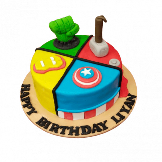 Avengers Theme Birthday Cake online delivery in Noida, Delhi, NCR, Gurgaon