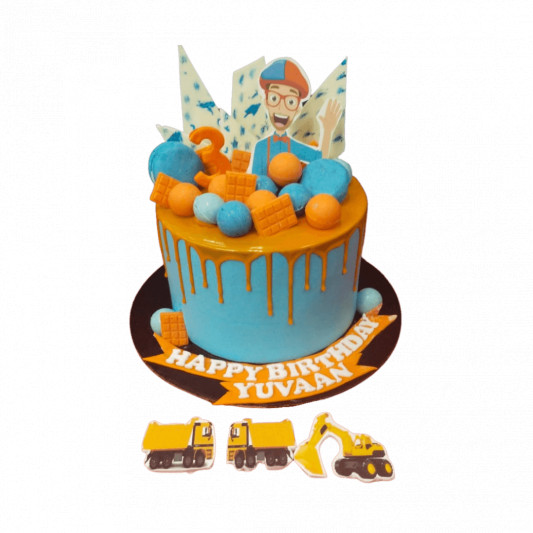 Blippi Theme Cake online delivery in Noida, Delhi, NCR, Gurgaon