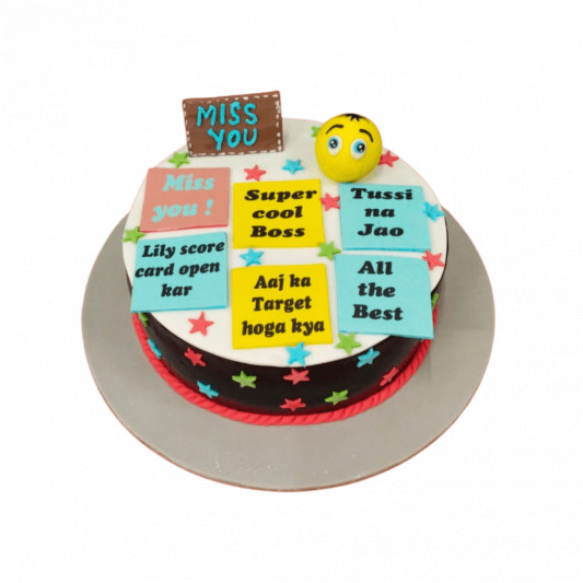 Miss You Cake Half Kg  GiftSend Valentines Day Gifts Online HD1110559  IGPcom