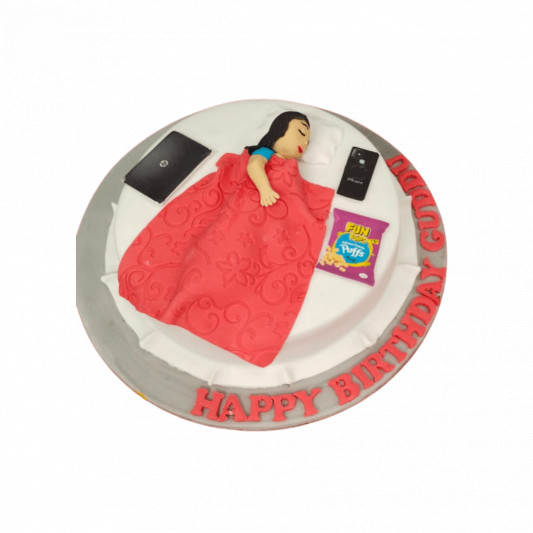 Sleeping Lady Cake online delivery in Noida, Delhi, NCR, Gurgaon